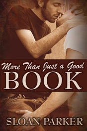 The winning cover of the reader poll. This will be used in the final e-book release of MORE THAN JUST A GOOD BOOK.