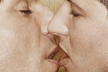 Gay Men Kissing