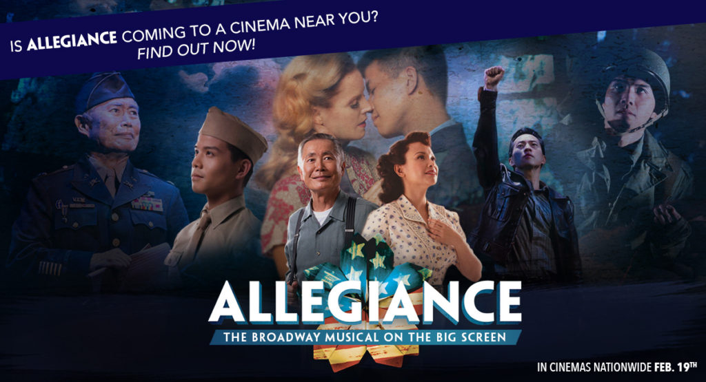 Broadway musical Allegiance returns to cinemas nationwide